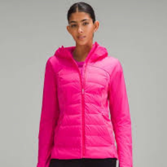 Lululemon Down for It All Jacket SONIC PINK Size 8 NWT - Picture 1 of 11